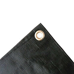 boni-shop Bâche de Protection (80m²) 8x10m, 280g/m², verte, étanche et résistante