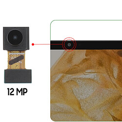 Avis Avizar Clappio Caméra Avant Selfie pour Galaxy Tab S8 Plus 12MP Remplacement Facile Noir