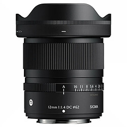 SIGMA Objectif 12mm f/1.4 DC Contemporary compatible avec Fujifilm X