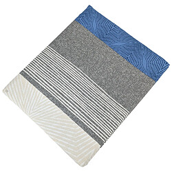 Linnea drap plat satin de coton Tiago - Bleu