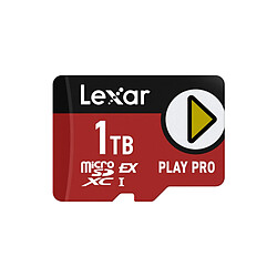 LEXAR Carte microSD Express 7.1 PLAY Pro 1 To R900/W600