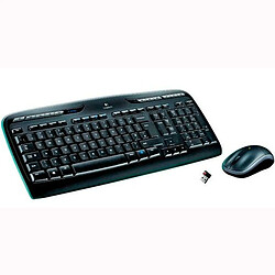 clavier et souris Logitech MK330 Noir Espagnol Qwerty (4 Unités)