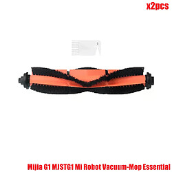 Couvercle de brosse pour aspirateur robot Mijia G1 MJSTG1 Accessoire pour aspirateur robot Mijia G1/MJSTG1 - couvercle brosse latérale et principale - compatible filtre HEPA - pièces détachées
