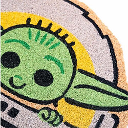 Star Wars Paillasson Décoratif Baby Yoda 40x60cm Antidérapant Multicolore