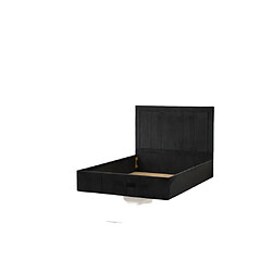 Homy France Cadre de lit POLO velours 160x200cm