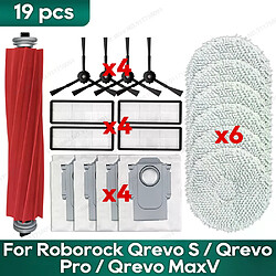 Filtre HEPA et brosse latérale pour Roborock Qrevo