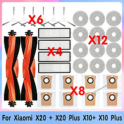 Kit accessoires pour robot aspirateur Xiaomi X20+/X10+