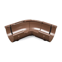 boni-shop Gouttière Angle Réglable 120-145° Marron - Système 100
