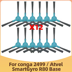 Convient pour Cecotec Conga 2499 Ultra Home Titanium Advanced / Atvel SmartGyro R80 brosse latérale principale filtre sac à poussière accessoire~03069