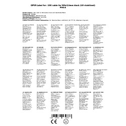 Avis Klasebo Colliers de serrage, 100 Pièces, 300x3,6mm, noirs, stabilisés UV, PA6.6, Serre-câbles