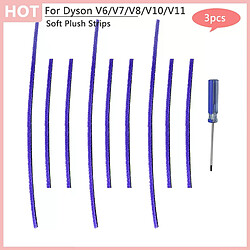 Pour Dyson V6 V7 V8 V10 V11 Produits Robot Aspirateur Brosse de Sol Tuyau Bandes de Velours Doux Accessoires Électroménagers~01272