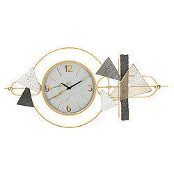 EPIKASA Horloge Murale MF765, Multicouleur, Métal, 120x6x60 cm