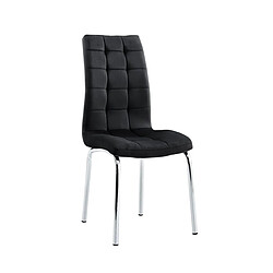 Homy France Lot de chaises EMMA velours