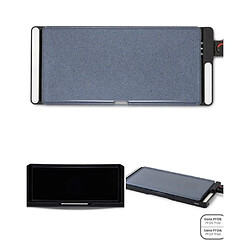 Plancha GRILL électrique - LIVOO - 50x25 cm - Revêtement céramique - 2200 W - Bac récupérateur de graisse