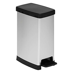 But Poubelle à pédale 40L SLIM SOFT Gris / Noir