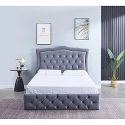 Avis Homy France Cadre de Lit TREND – Velours – 140x190 cm