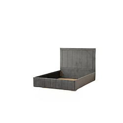 Homy France Cadre de lit POLO velours 160x200cm