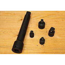 boni-shop Adaptateur Clé à Choc 3/4 vers 1 Pouce, Rallonge Cr-Mo 250mm