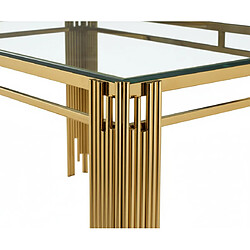 Acheter Homy france Table à manger verre trempé - Transparent