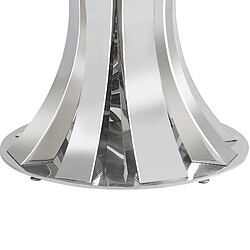 Homy france Table à manger ronde en verre - Transparent pas cher