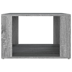 Decoshop26 Chevet avec niche - Gris