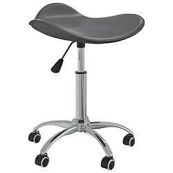 Decoshop26 Tabouret de travail - Gris