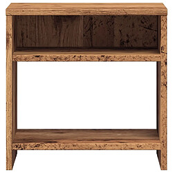 Avis Decoshop26 Lot de 2 tables de chevet - Marron