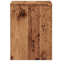 Acheter Decoshop26 Lot de 2 tables de chevet - Marron