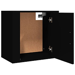 Acheter Decoshop26 Lot de 2 tables de chevet murales - Noir