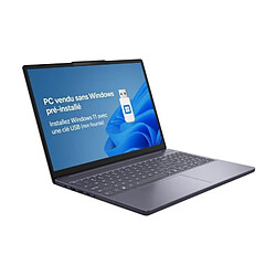 PC portable LENOVO IdeaPad Slim 3 15IRH10 | Sans Windows - 15,3 WUXGA IPS - Core i5-13420H - RAM 16 Go - SSD 512 Go - AZERTY
