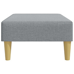 Avis Decoshop26 Repose-pieds tabouret - Gris clair