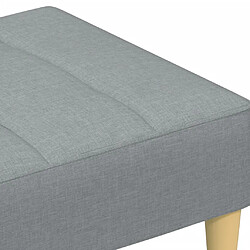 Acheter Decoshop26 Tabouret repose-pieds - Gris clair
