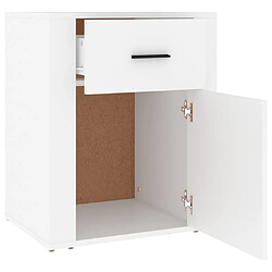 Avis Decoshop26 table de chevet murale - Blanc
