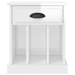 Acheter Decoshop26 lot de 2 tables de chevet - Blanc