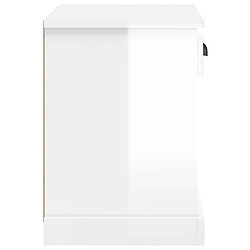 Decoshop26 lot de 2 tables de chevet - Blanc pas cher
