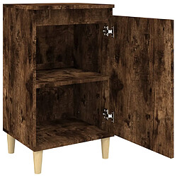 Avis Decoshop26 Table de chevet avec porte - Chêne