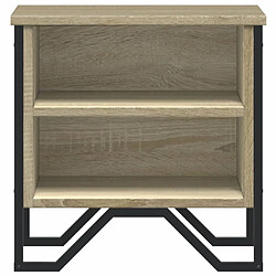 Decoshop26 lot de 2 tables de chevet - Chêne