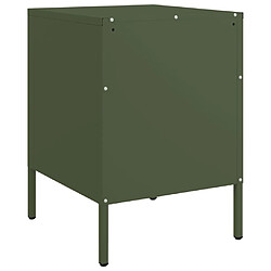 Acheter Decoshop26 Table de chevet avec porte - Olive