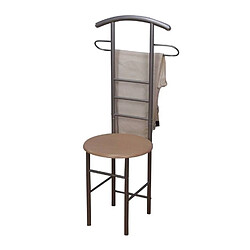 Decoshop26 Valet de chambre chaise - Or