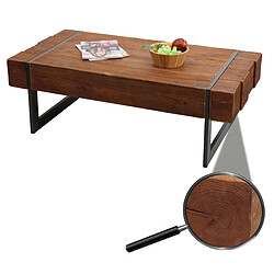 Decoshop26 Table basse bois - Marron