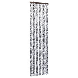 Decoshop26 Rideau contre insectes moustiquaire Marron et beige 56 x 185 cm Chenille DEC022178