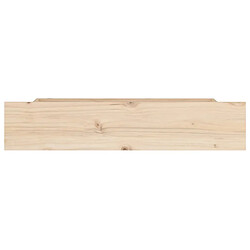 Avis Decoshop26 Tiroir de lit rangement avec roulettes lot de 4 bois de pin TDL0206814