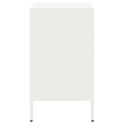 Avis Decoshop26 lot de 2 chevets métal - Blanc