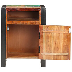 Avis Decoshop26 table de chevet avec porte - multicolore