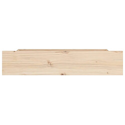 Avis Decoshop26 Tiroir de lit rangement avec roulettes lot de 4 bois de pin TDL0206813