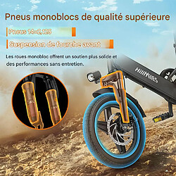 Avis Vélo Électrique HillMiles Mile 1 -14"-Moteur 250W, 25 km/h Vitesse, Batterie 36V 10,4Ah, 60 km Autonomie