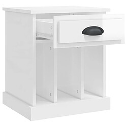 Avis Decoshop26 lot de 2 tables de chevet - Blanc