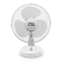 Cool Clima Ventilateur de table 40W - 30cm - 3vitesses