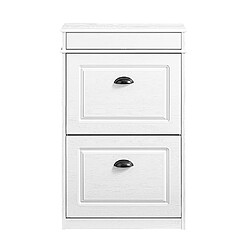 SoBuy Meuble à Chaussures FSR78-WG Blanc 54×24×82cm