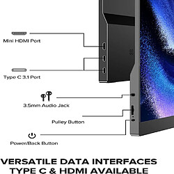 Uperfect Monitor 15.6" Touch Écran portable pas cher